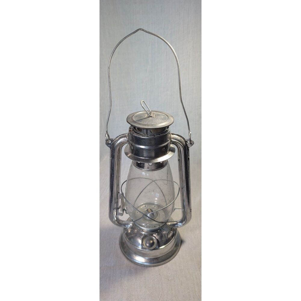 VTG Hurricane Lantern Galvanized Metal Kerosene Oil Lamp Cold Blast Industrial